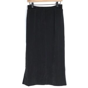 TOMMY HILFIGER Vintage Maxi Skirt Velour Long Y2K 90s Vibes Dark Academia Size 6